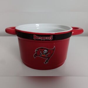 NFL Tampa Bay Buccaneers Red Ceramic Serving Bowl
